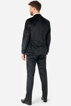 OppoSuits Midnight Black Velvet^Men Christmas Tuxedos