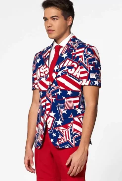 OppoSuits Mighty 'Murica^Men Wedding Suits