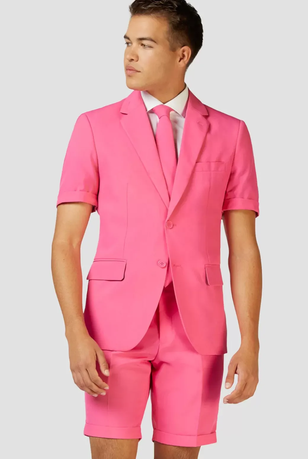 OppoSuits Mr. Pink^Men Solid Colored Suits