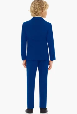 OppoSuits Navy Royale^Boys Solid Colored Suits