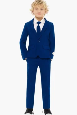 OppoSuits Navy Royale^Boys Solid Colored Suits