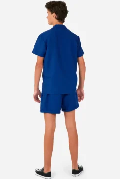 OppoSuits Navy Royale^Men Solid Colored Summer Sets