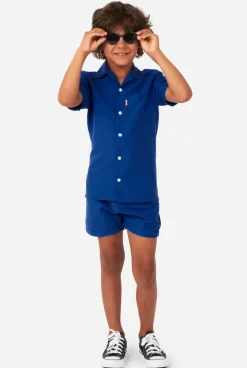 OppoSuits Navy Royale^Men Solid Colored Summer Sets