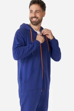 OppoSuits Navy Royale^Men Solid Colored Onesies