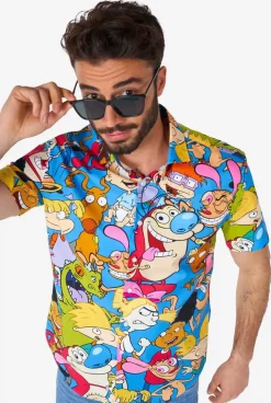 OppoSuits Nickelodeon™ Cartoons^Men Casual Shirts