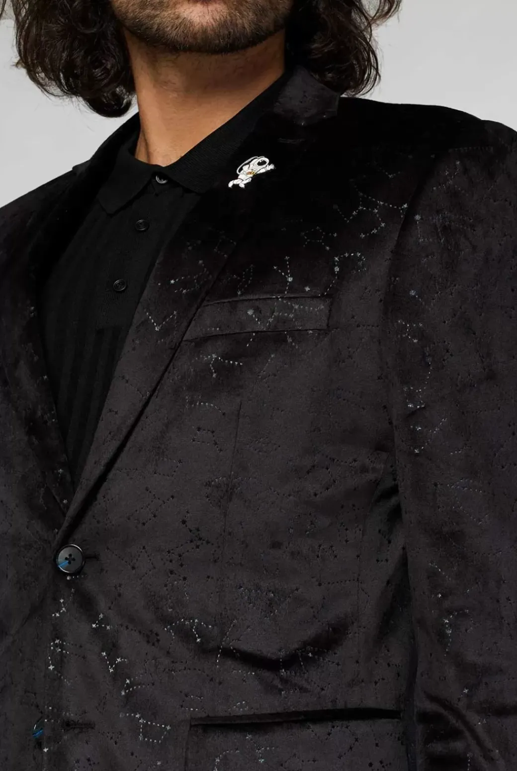 OppoSuits Outer Space - Constellations - Black^Men Deluxe Blazers