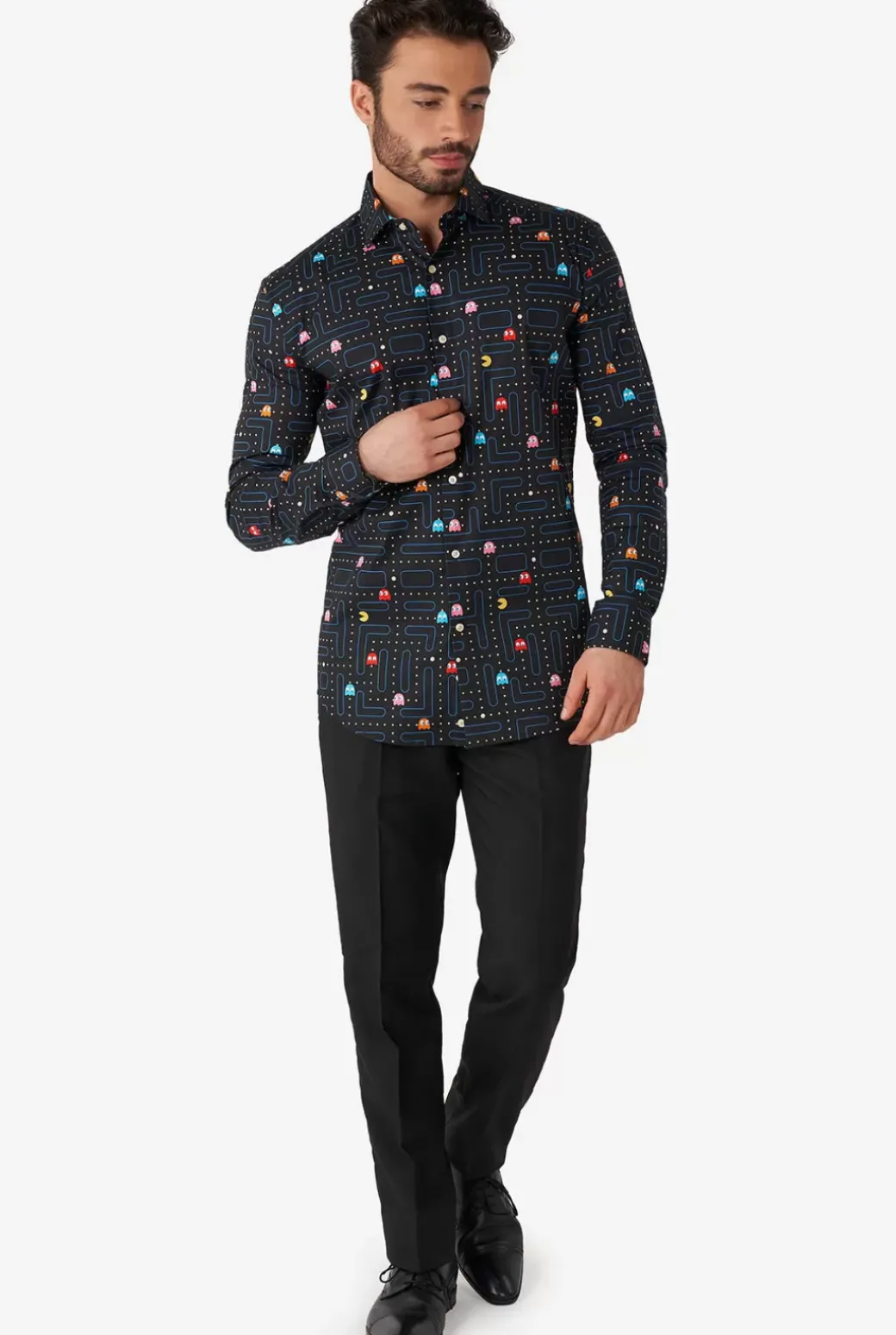 OppoSuits Pac-Man™^Men Casual Shirts