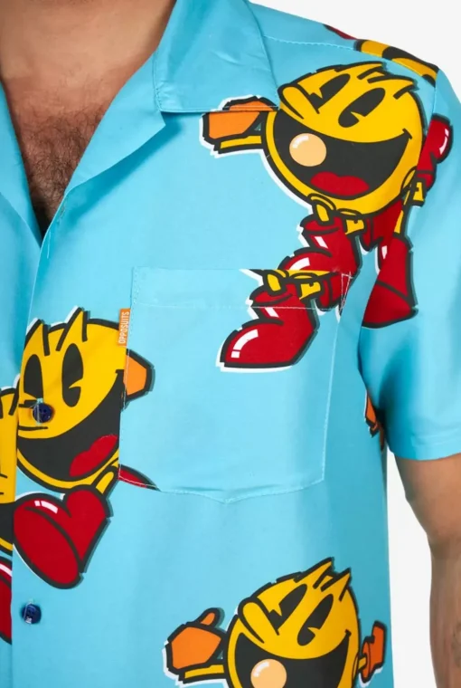 OppoSuits Pac-Man™ Waka-Waka^Men Printed Summer Sets - Fete Fierce