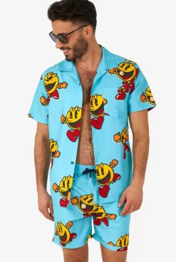 OppoSuits Pac-Man™ Waka-Waka^Men Printed Summer Sets