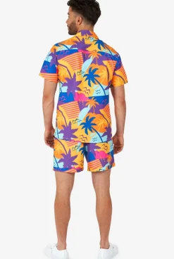 OppoSuits Palm Power^Men Printed Summer Sets