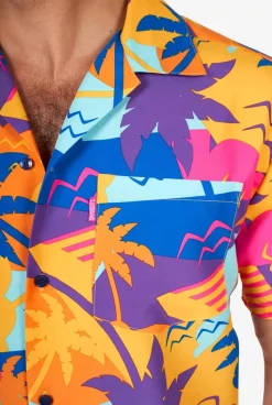 OppoSuits Palm Power^Men Printed Summer Sets