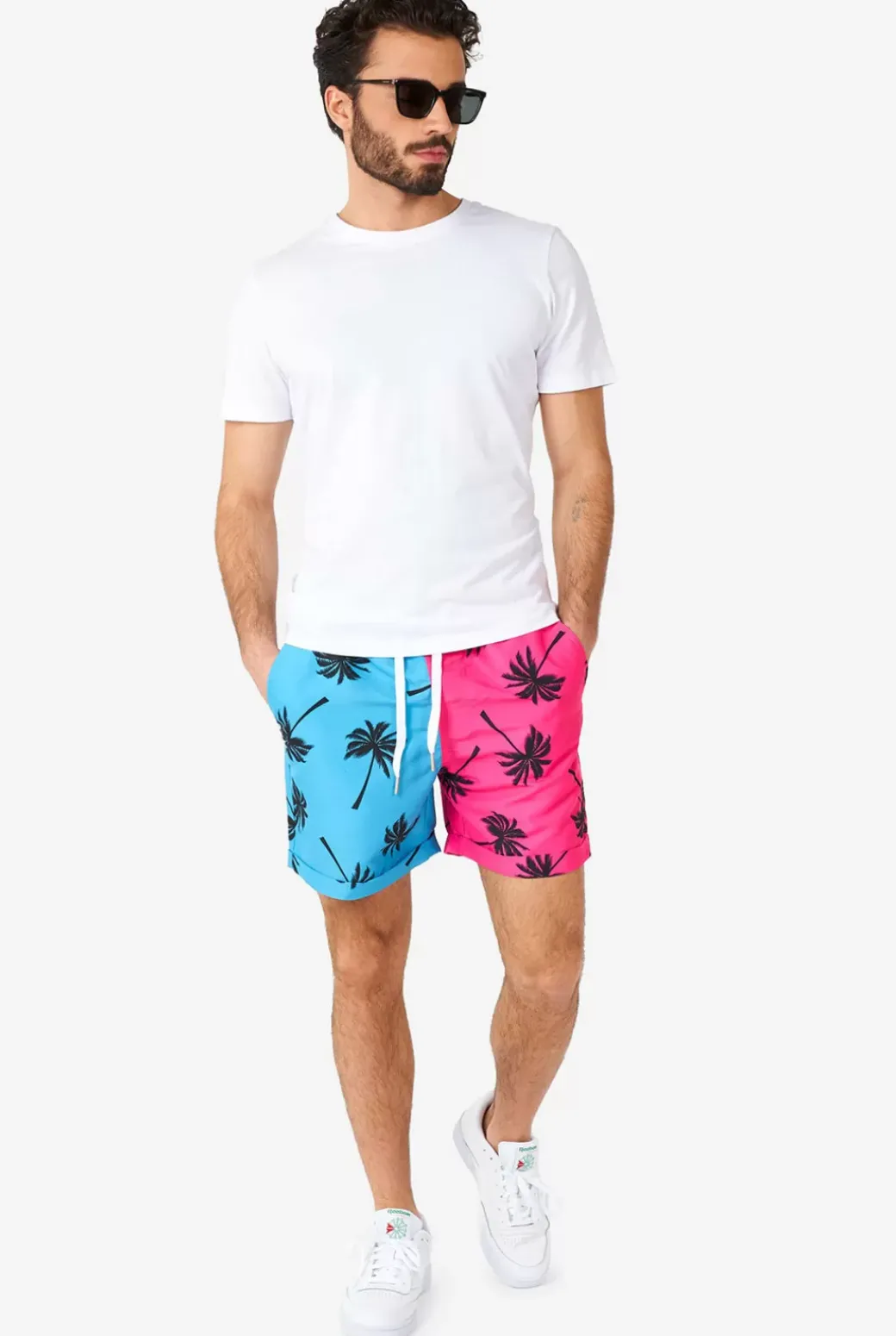 OppoSuits Parallel Palm^Men Printed Summer Sets