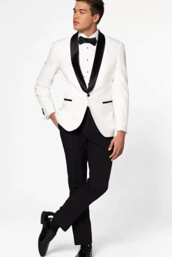 OppoSuits Pearly White^Men Christmas Tuxedos