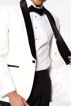 OppoSuits Pearly White^Men Christmas Tuxedos