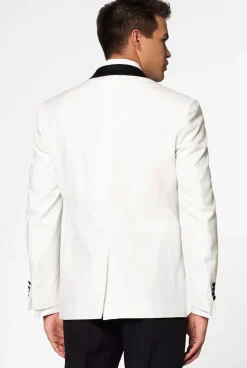 OppoSuits Pearly White^Men Christmas Tuxedos