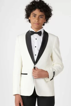 OppoSuits Pearly White^Teen Boys Tuxedos