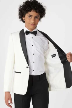 OppoSuits Pearly White^Teen Boys Tuxedos