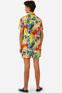 OppoSuits Pika Pikachu^Teen Boys Summer Sets
