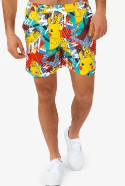 OppoSuits Pika Pikachu^Men Printed Summer Sets