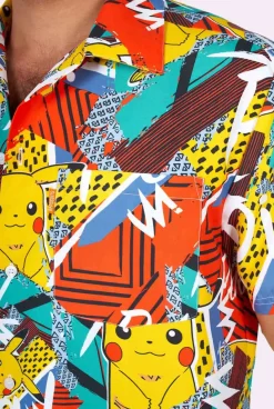 OppoSuits Pika Pikachu^Men Printed Summer Sets