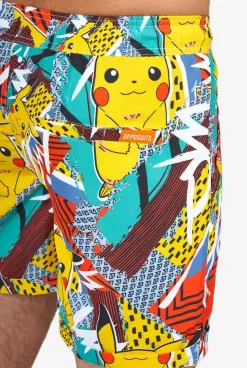 OppoSuits Pika Pikachu^Men Printed Summer Sets