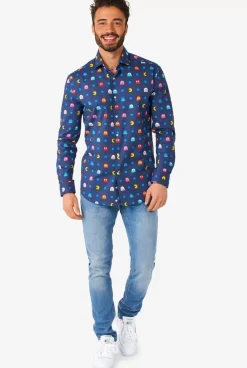 OppoSuits Pixel Pac-Man™^Men Casual Shirts