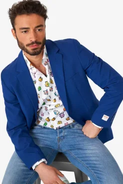 OppoSuits Pixel Pokemon™^Men Casual Shirts