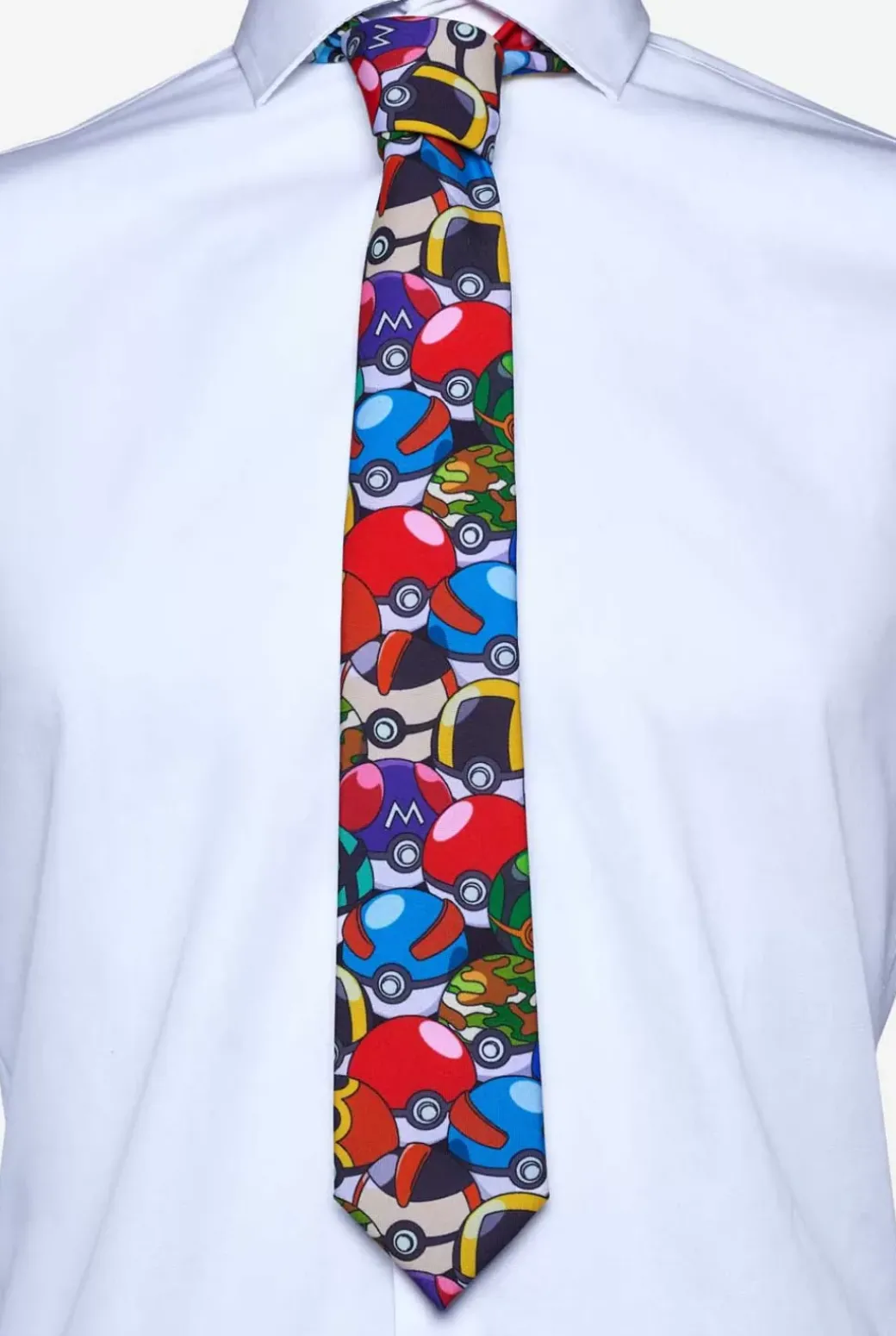 OppoSuits Pokemon™ Tie - Pokeball^ Ties