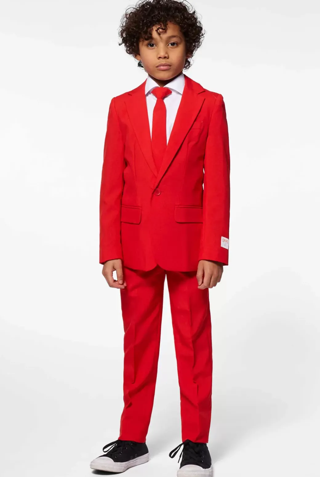 OppoSuits Red Devil^Boys Solid Colored Suits