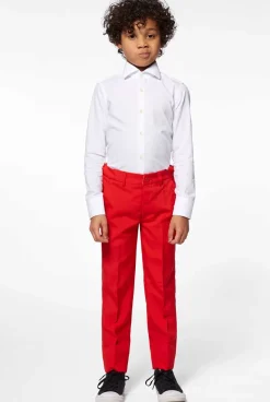 OppoSuits Red Devil^Boys Solid Colored Suits