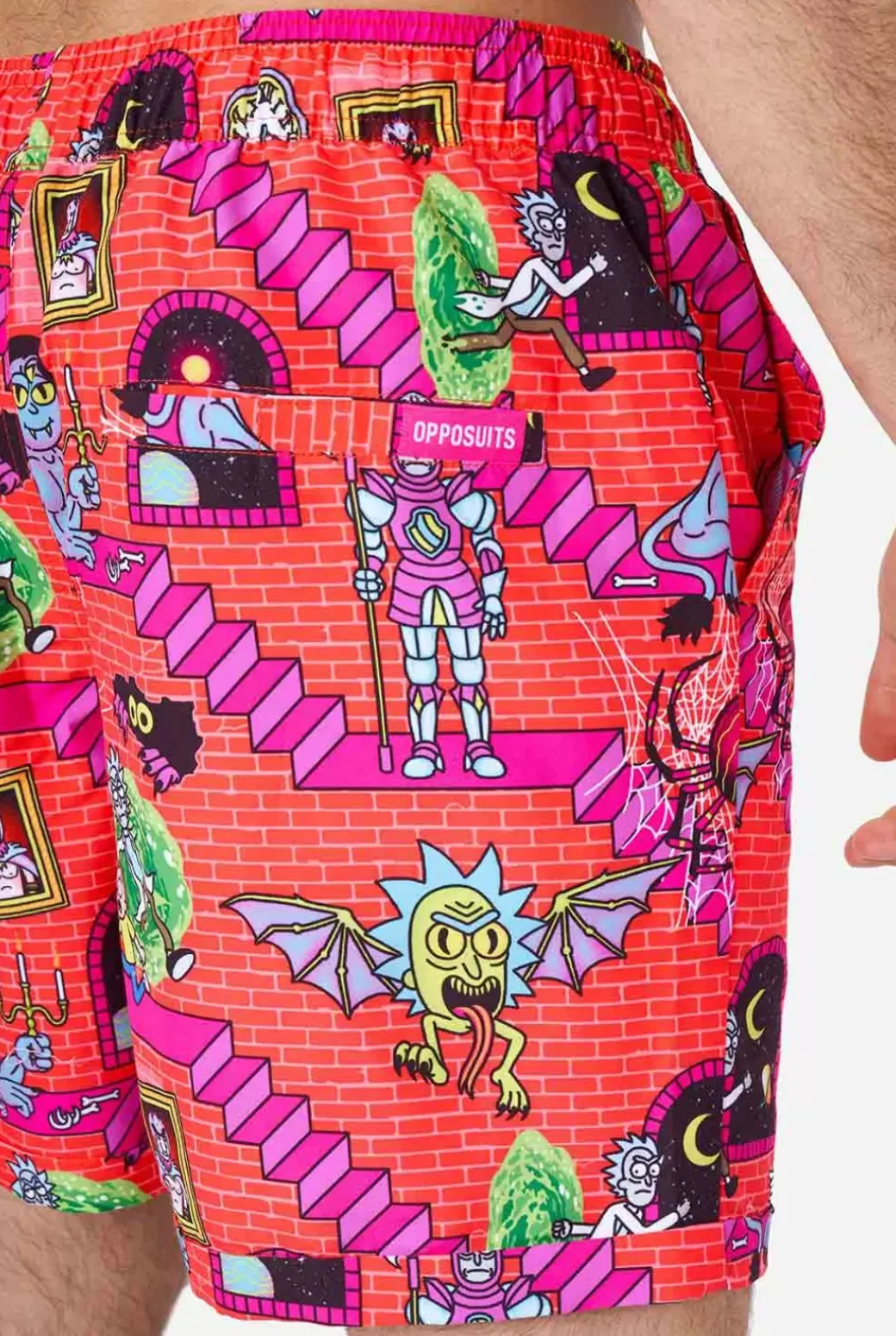 OppoSuits Rick & Morty™ Surreal^Men Printed Summer Sets