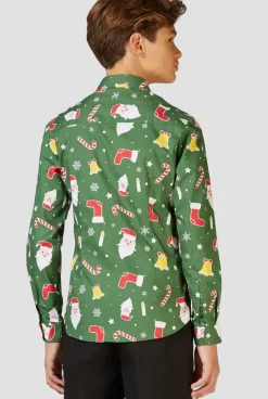 OppoSuits Santaboss^Teen Boys Christmas Shirts