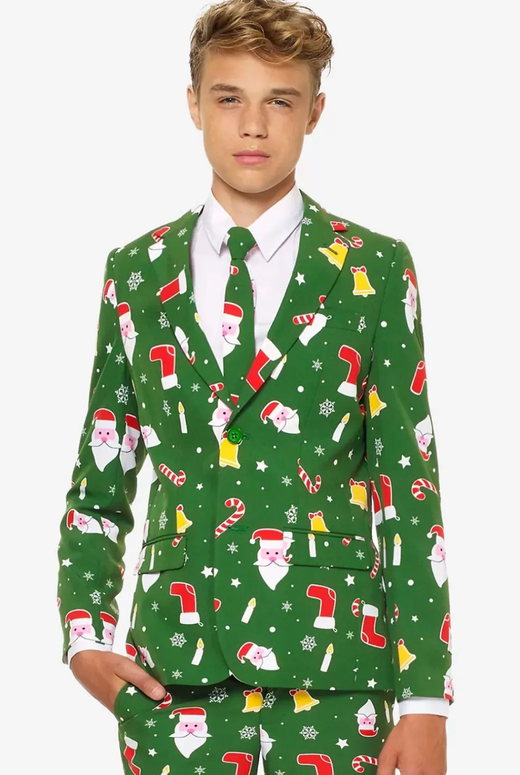 OppoSuits Santaboss^Teen Boys Christmas Suits