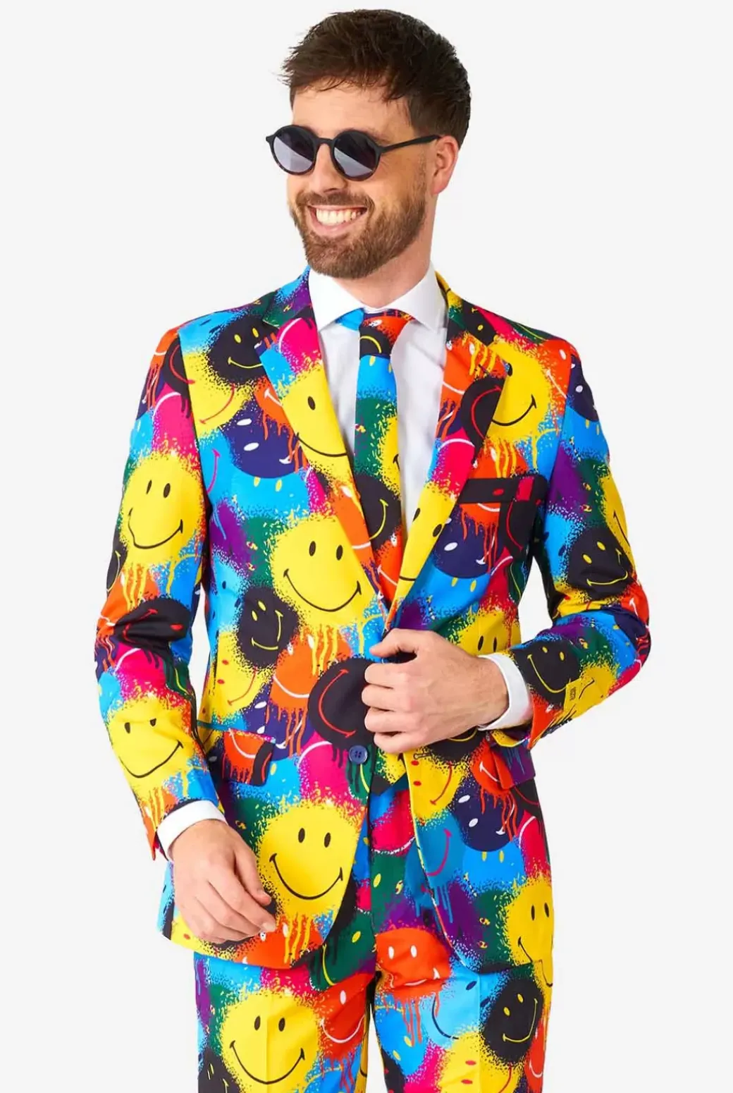 OppoSuits Smiley® Drip^Men Wedding Suits