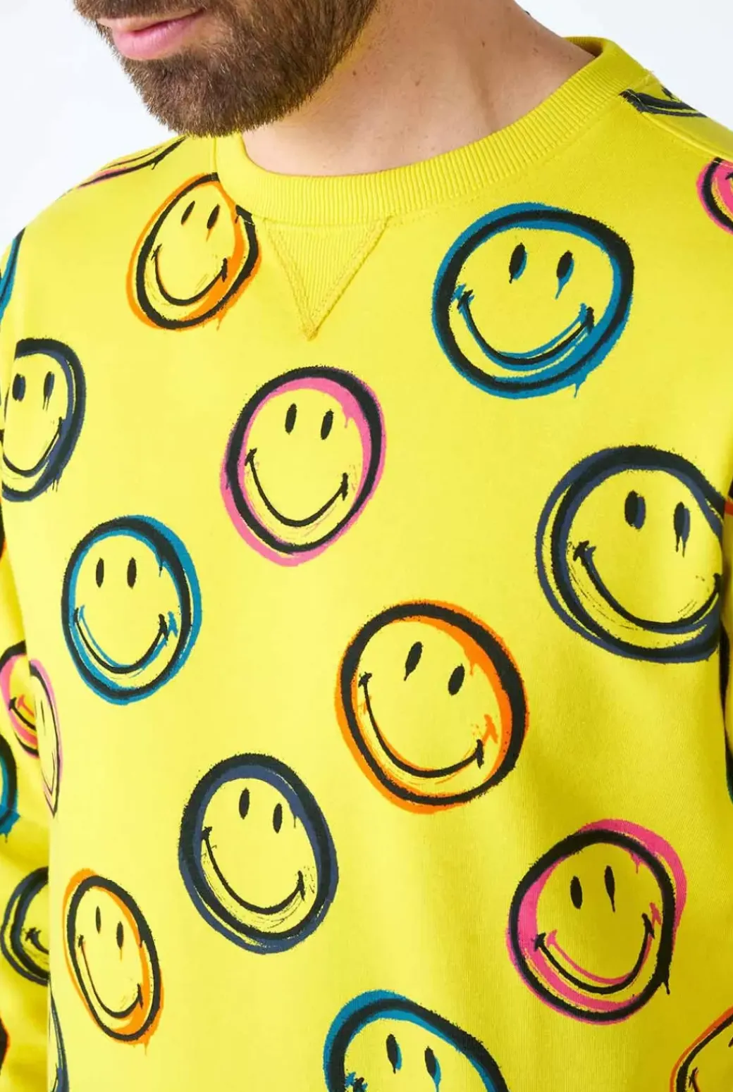 OppoSuits Smiley® Smudge^Men Deluxe Sweaters