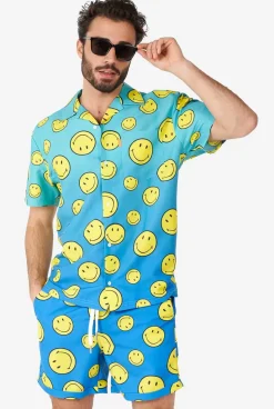 OppoSuits Smiley® Summer Fade^Men Printed Summer Sets