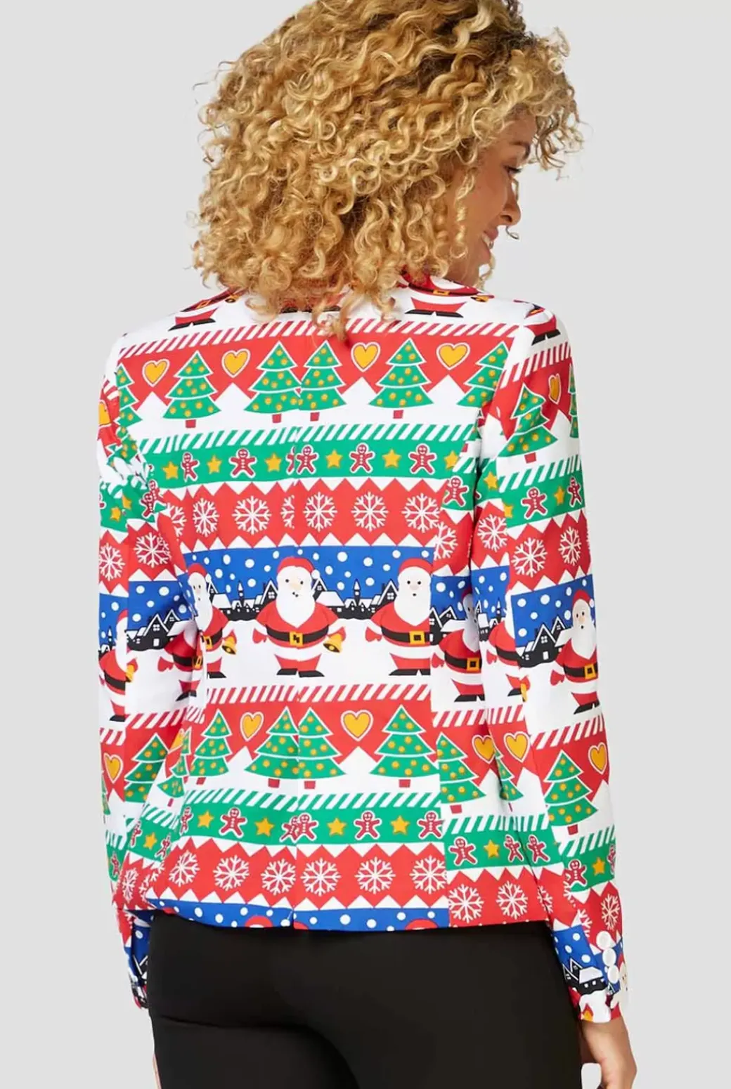 OppoSuits Snazzy Santa^Women Christmas Blazers