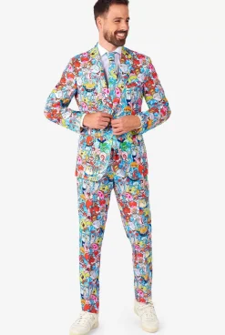 OppoSuits Spongebob™ Frenzy^Men Wedding Suits
