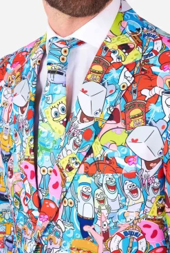 OppoSuits Spongebob™ Frenzy^Men Wedding Suits