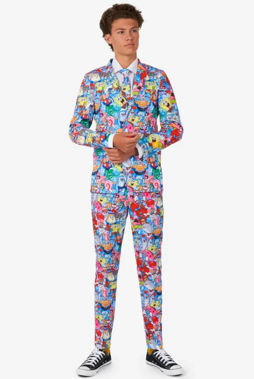 OppoSuits Spongebob™ Frenzy^Teen Boys Halloween Suits