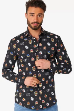 OppoSuits Super Mario™ Bad Guys^Men Casual Shirts