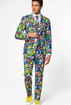OppoSuits Super Mario™^Men Prom Suits