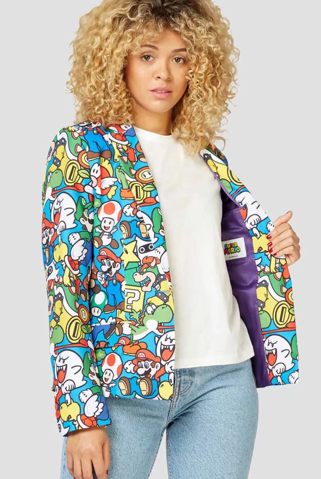 OppoSuits Super Mario™^Women Party Blazers