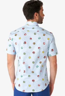 OppoSuits Super Mario™ Icons^Men Casual Shirts