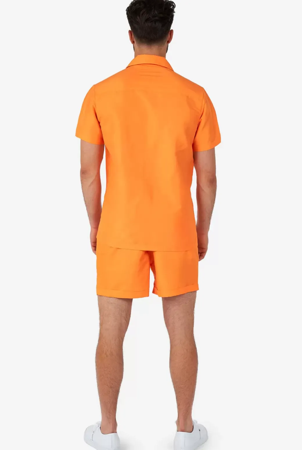 OppoSuits The Orange^Men Solid Colored Summer Sets