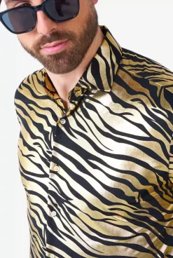 OppoSuits Tiger Shiner^Men Casual Shirts
