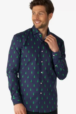 OppoSuits Treedee^Men Christmas Shirts