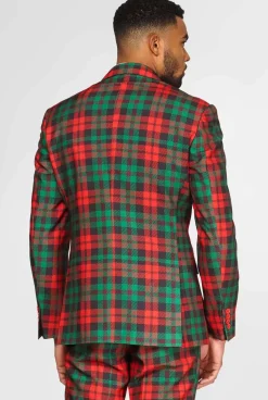 OppoSuits Trendy Tartan^Men Wedding Suits