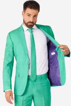 OppoSuits Trendy Turquoise^Men Prom Suits