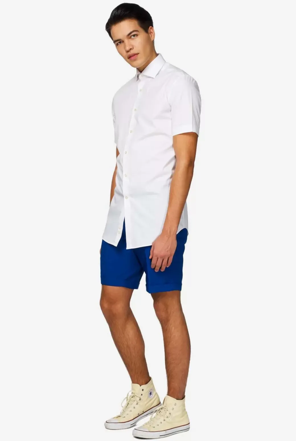 OppoSuits White Knight^Men Solid Colored Shirts